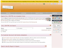 Tablet Screenshot of ng.thecallcentrejob.com
